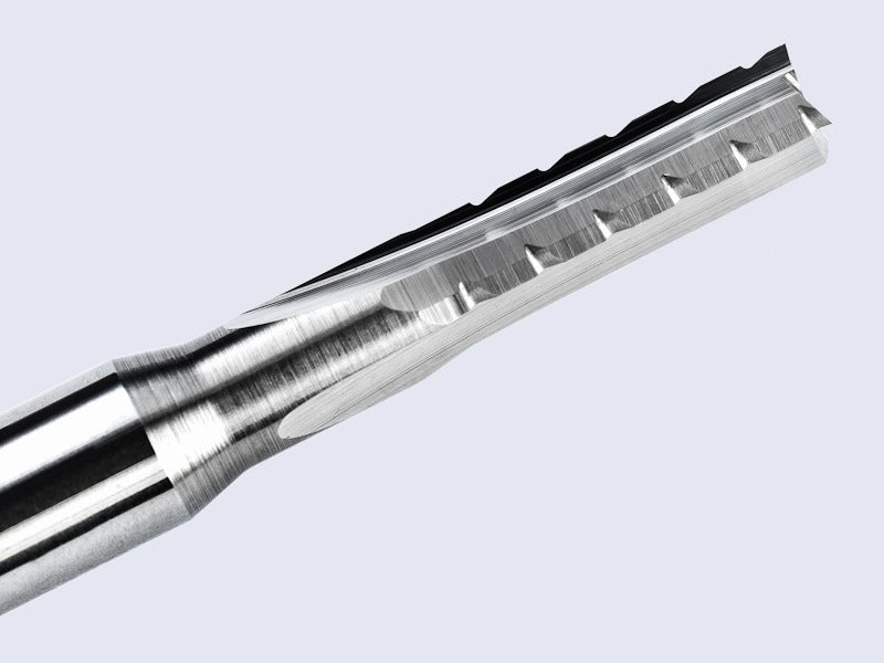 Gerader Fräser mit Spanbrecher Ø 1 mm